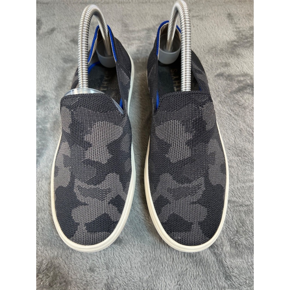 Rothy's Sneaker The Original Womens Sz.7.5 Gray Camo Original Slip On Washable